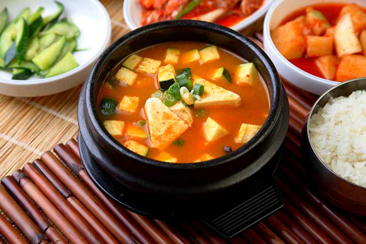 Tofu soup with vegetables recipe for kids