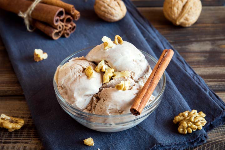 Walnut and banana ice cream nutritious recipes with breast milk