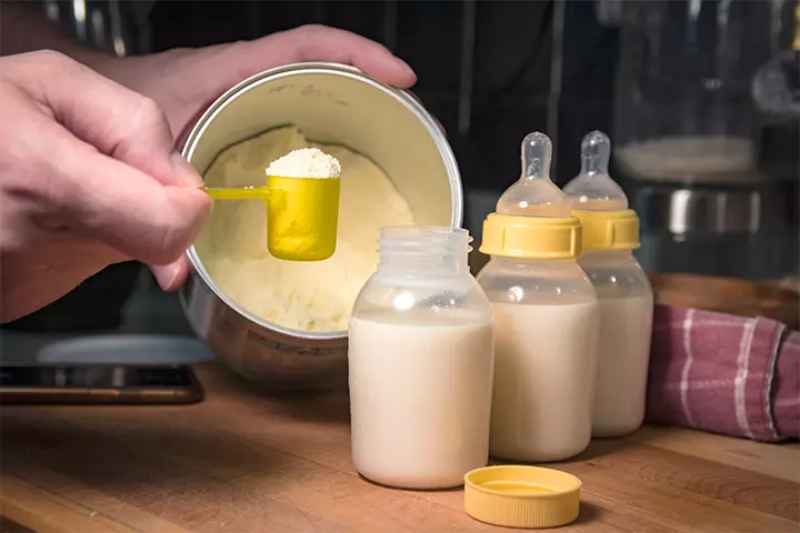 You can give goat milk formula to babies old enough to consume it