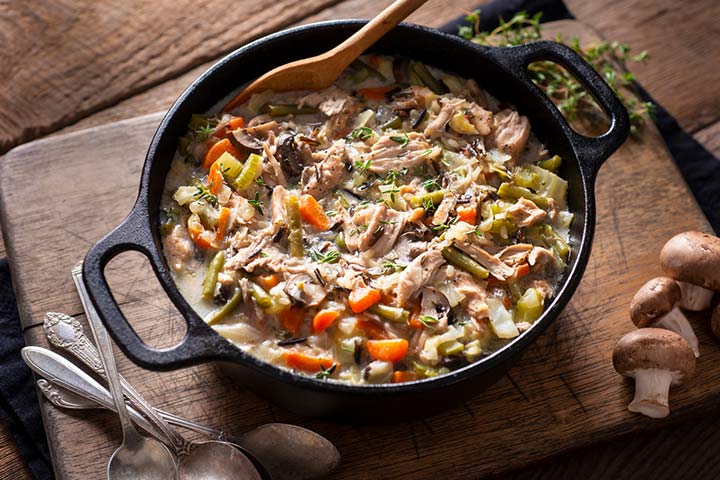 Chicken And Veggie Wild Rice Soup, slow cooker recipe for kids