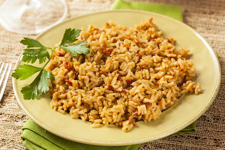 Spanish Rice, slow cooker recipe for kids