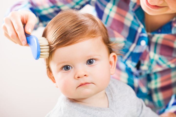 Hair cut depends on how much hair does the baby have. 