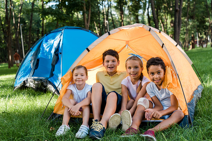 Camping; 7 year old birthday party theme ideas