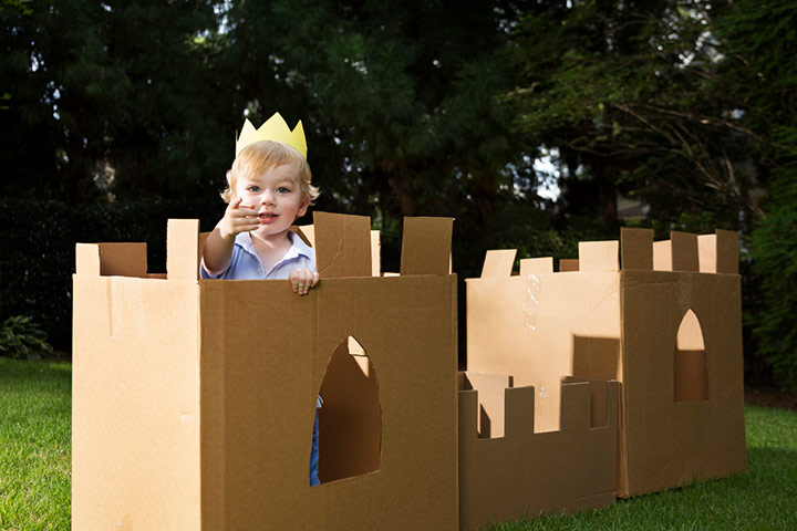 Castle in the clouds fort ideas for kids