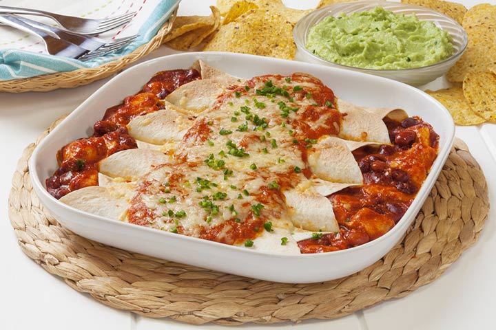 Kid-friendly chicken enchiladas recipe for dinner
