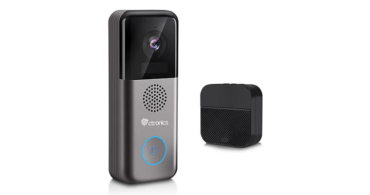 Ctronics Wi-Fi Video Doorbell
