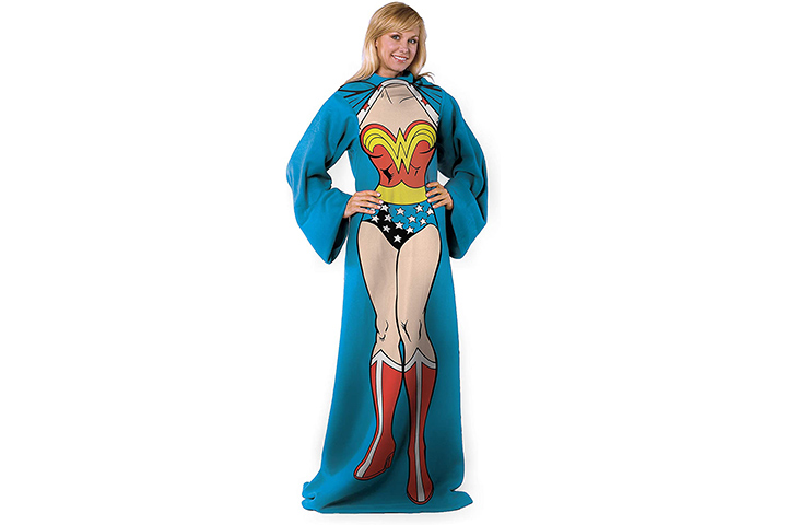 DC Comics Wonder Woman Blanket With Sleeves