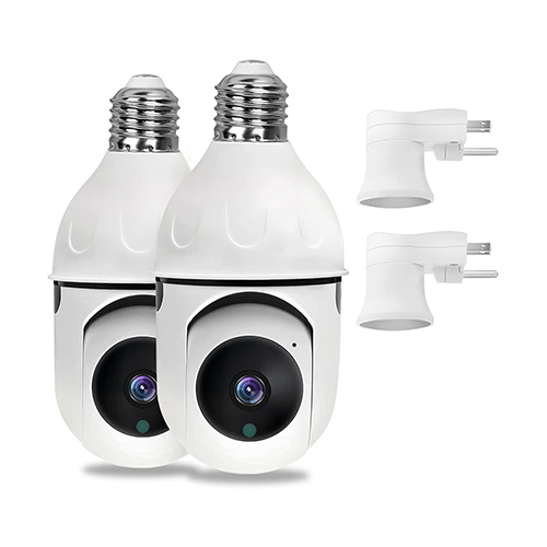 Woolink 2Pcs Light Bulb Security Camera