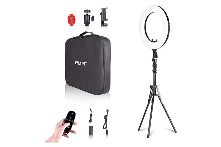 Emart 18-inch Ring Light With Stand