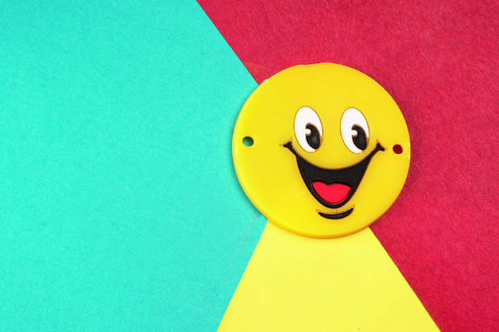 Emoji rangoli design for kids