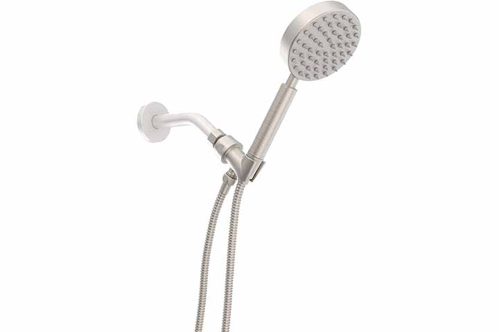 HammerHead All Metal Handheld Shower Head With Hose And Holder