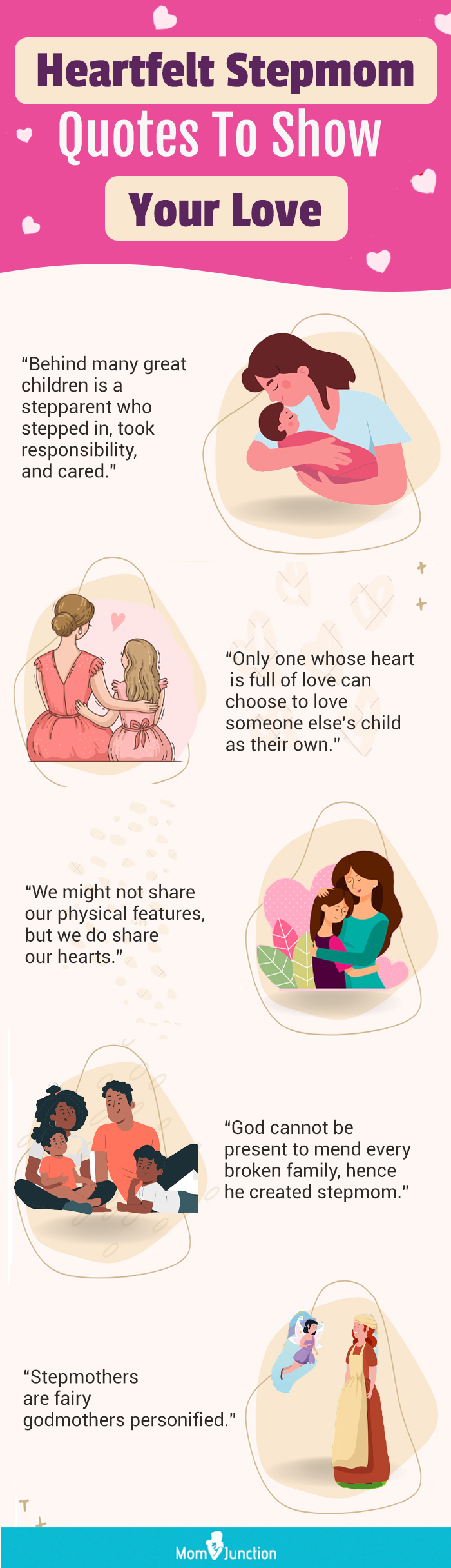 heartfelt stepmom quotes to show your love (infographic)