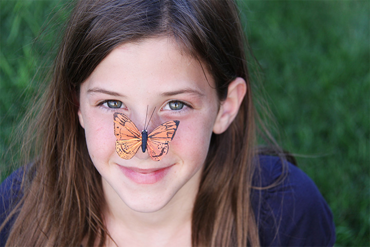 If a butterfly perches on you, it may signal an active telepathic connection