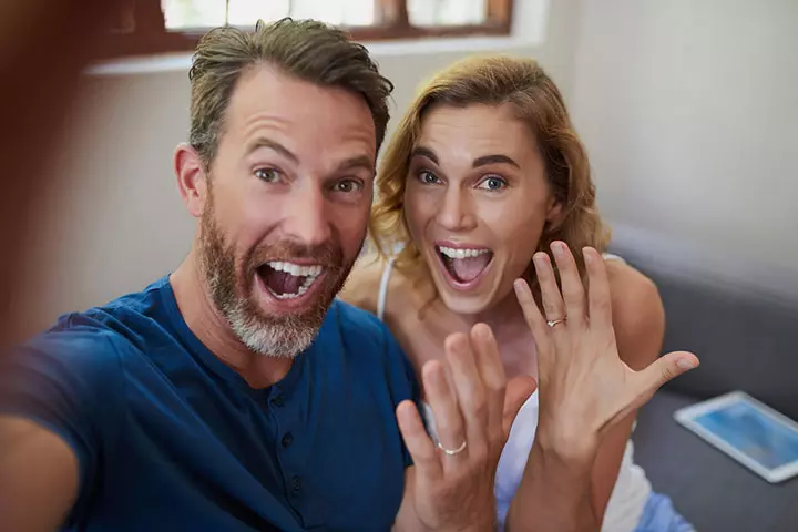 Just engaged selfie