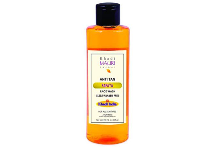 Khadi Mauri Herbal Anti Tan Papaya Face Wash
