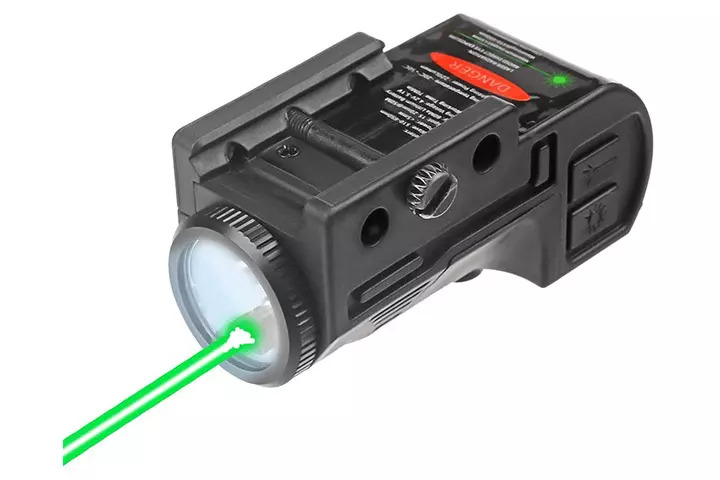 Lasercross Internal Green Laser Sight And Flashlight Combo