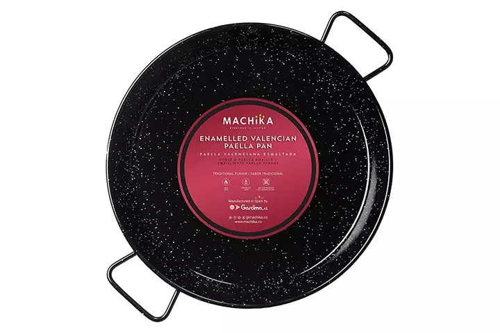 Machika Enameled Steel Paella Pan