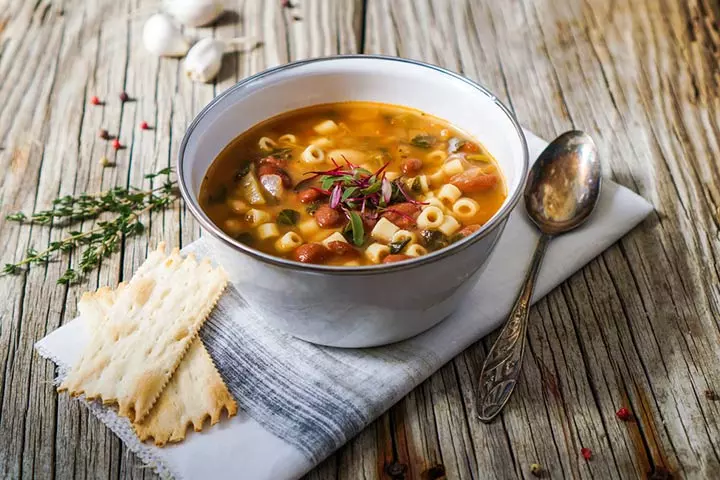 Minestrone recipes for babies