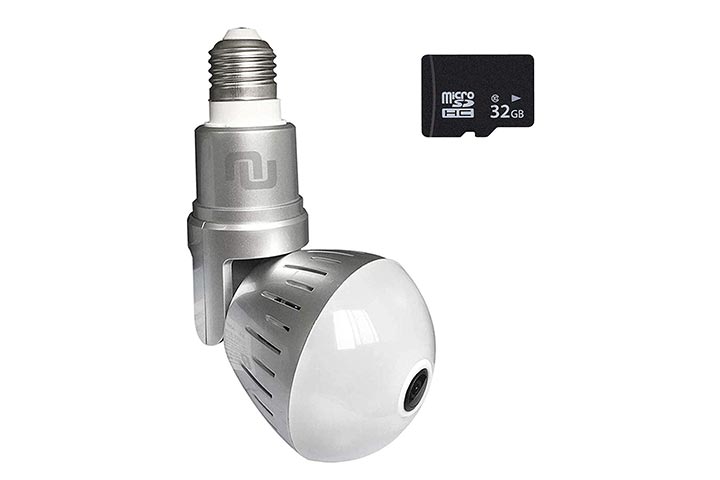 NUNET Nucam 380 LED Light Bulb Camera
