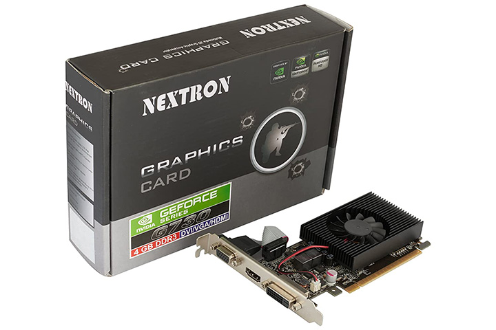 Nextron Nvidia GeForce GT 730/4GB/64-Bit DDR3 PCI Express Graphic Card