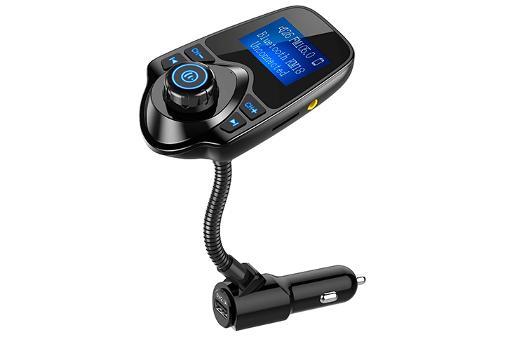 Nulaxy Wireless In-Car Bluetooth FM Transmitter