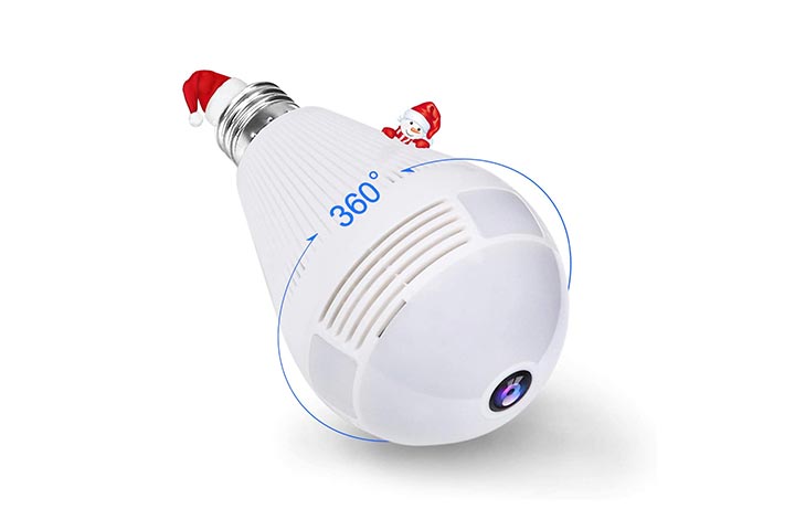 OZS Smart Bulb Security Camera