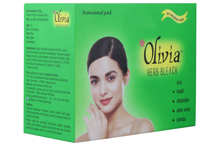 Olivia Herb Bleach For Sensitive Skin