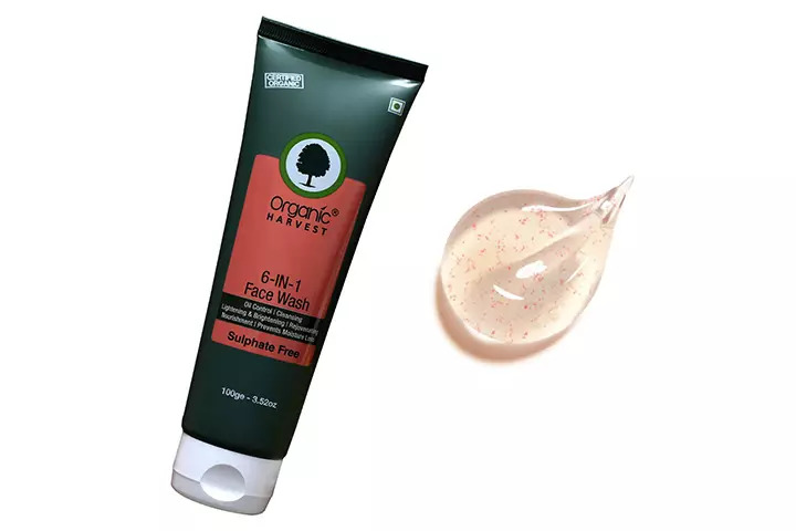 Organic Harvest 6-In-1 Face Wash