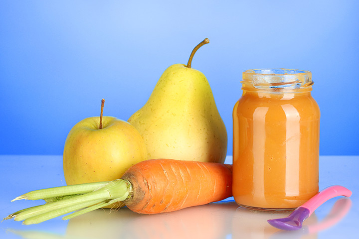 How to make carrot mash with pear for babies