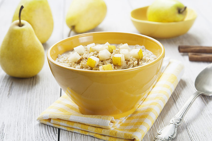 How to make pear porridge for babies
