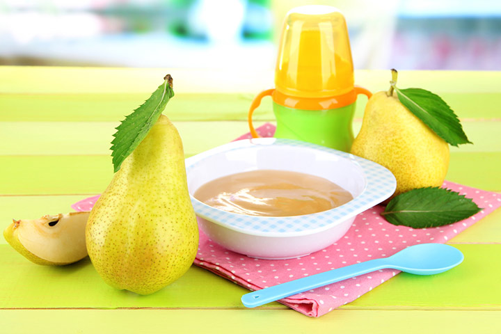How to make pear puree for babies