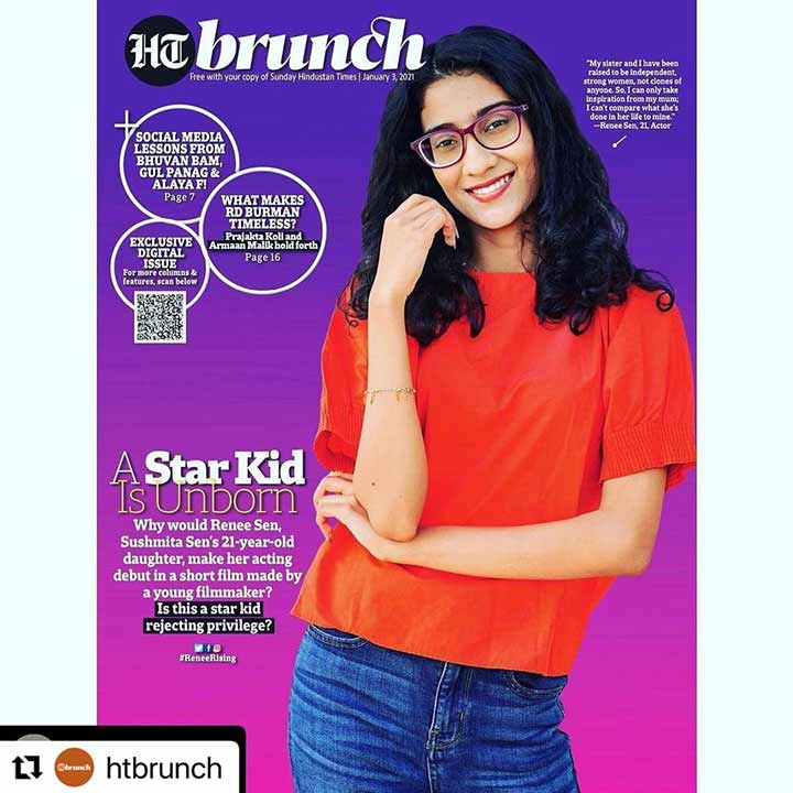 Renee Sen, Daughter Of Sushmita Sen, Appears On The Cover Of A Magazine; Proud Mom Can’t Contain Her Hap (2)