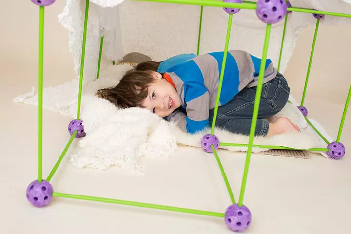 Stick fort ideas for kids