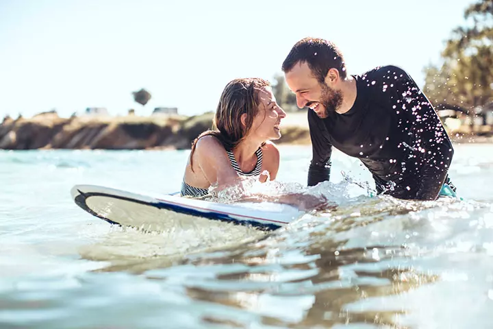 Surfboard fun