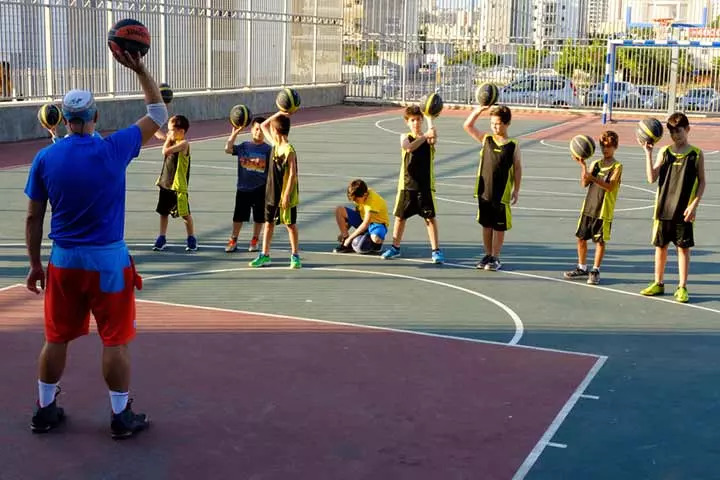 The 1-3-5 game basketball game for kids
