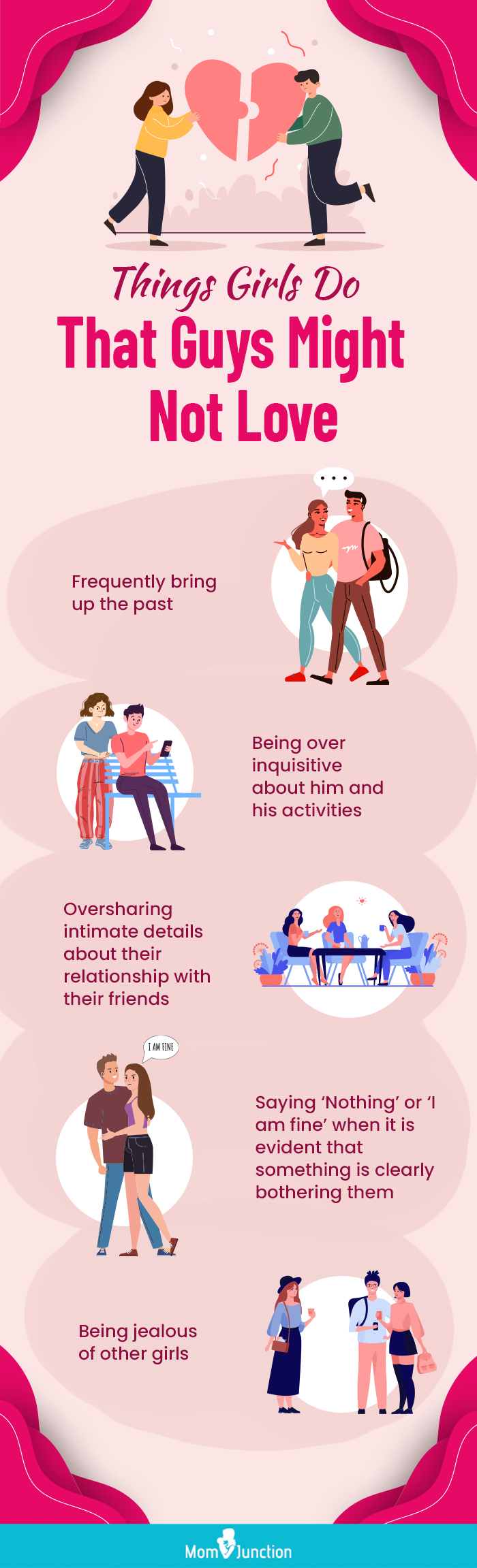 things girls do that guys might not love (infographic)