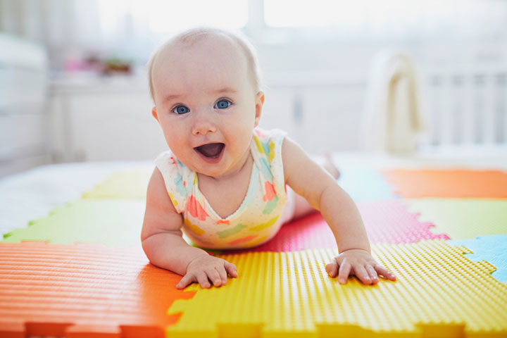Tummy time can reduce pressure from the head