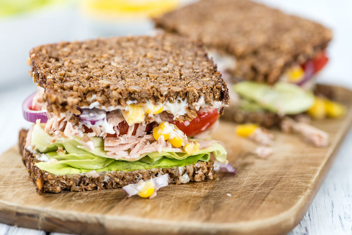 Tuna sandwich cold lunch ideas for kids