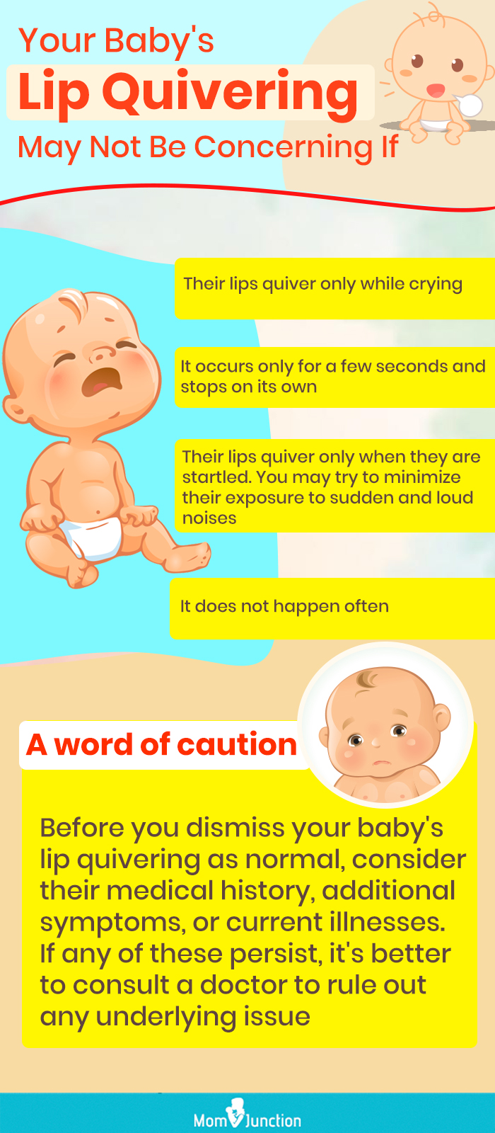 when not to worry about baby lip quivering (infographic)