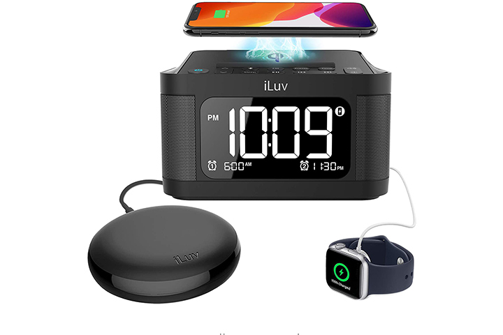 iLuv Alarm Clock With Bluetooth Speaker