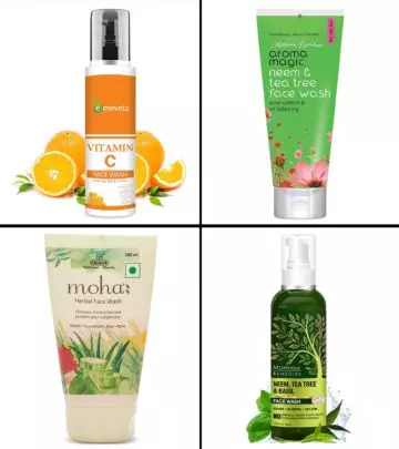 13 Best Herbal face washes in India in 2024