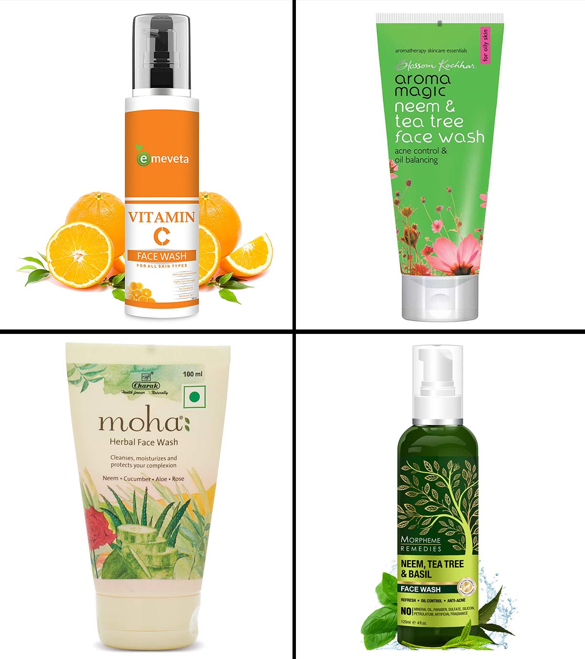 13 Best Herbal face washes in India in 2023