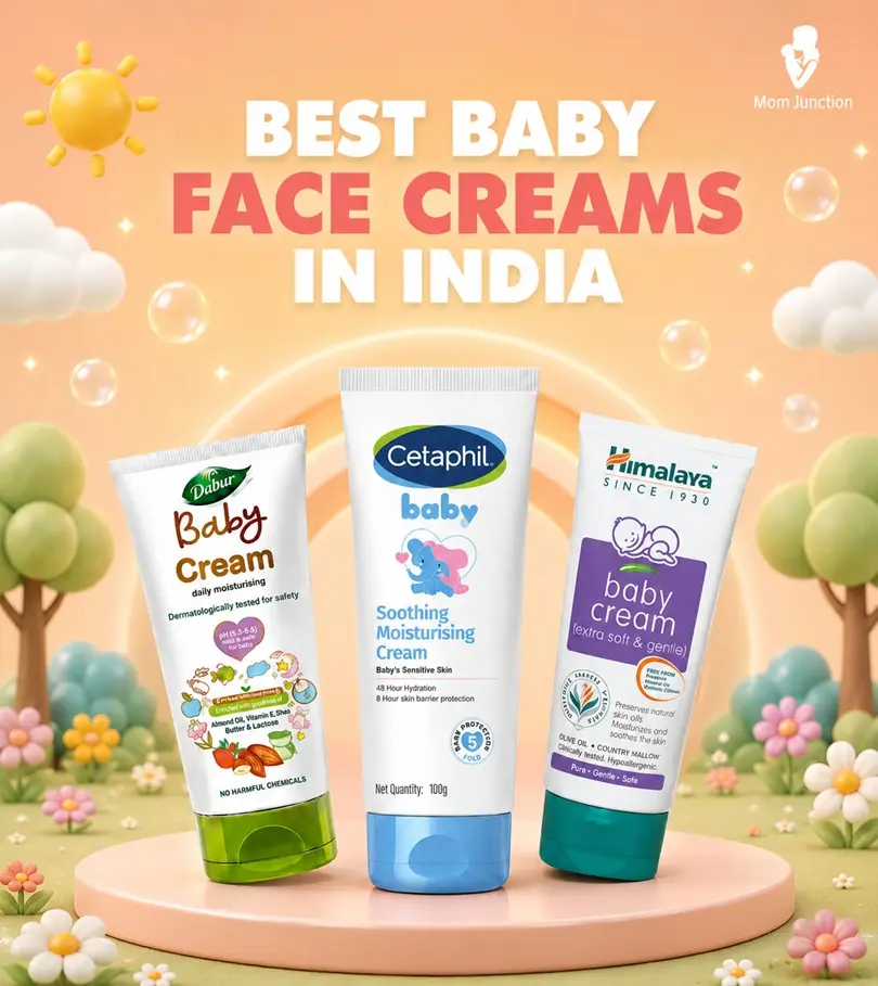 16 Best Baby Face Creams In India For Silky, Hydrated Skin 16 Best Baby Face Creams In India For Silky, Hydrated Skin