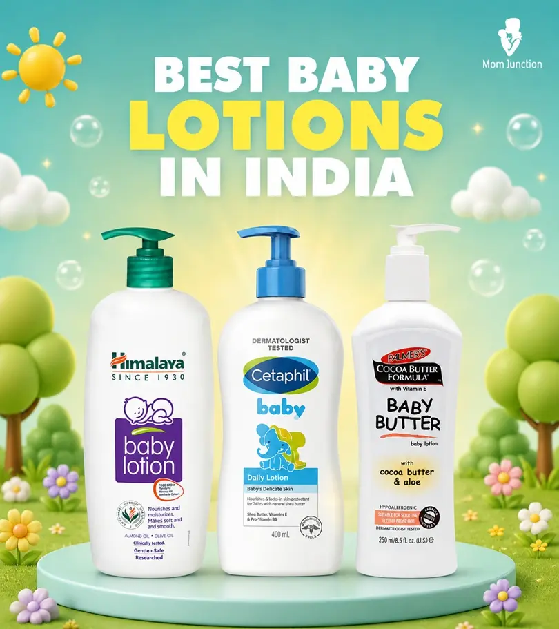 21 Best Baby Lotions In India For Sensitive Skin In 2026 21 Best Baby Lotions In India For Sensitive Skin In 2026