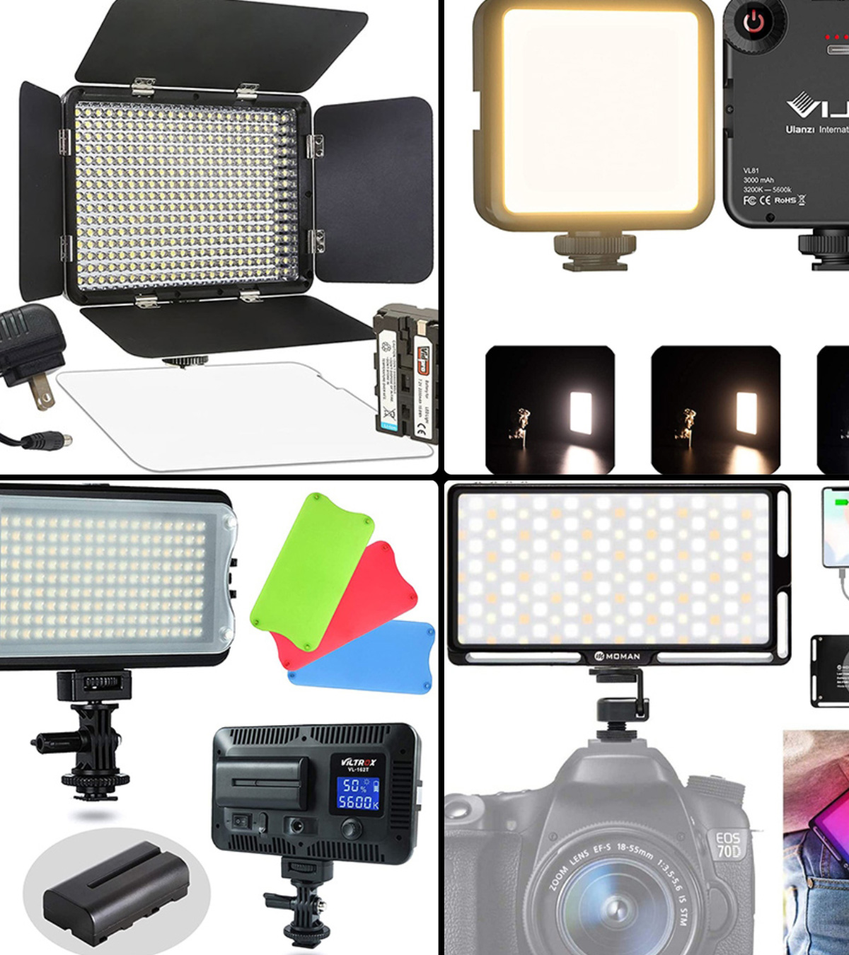 13 Best On-Camera LED Lights For Cozy Lighting In 2023