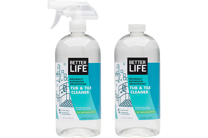 Better Life Naturally Bathroom-Brightening Tub And Tile Cleaner