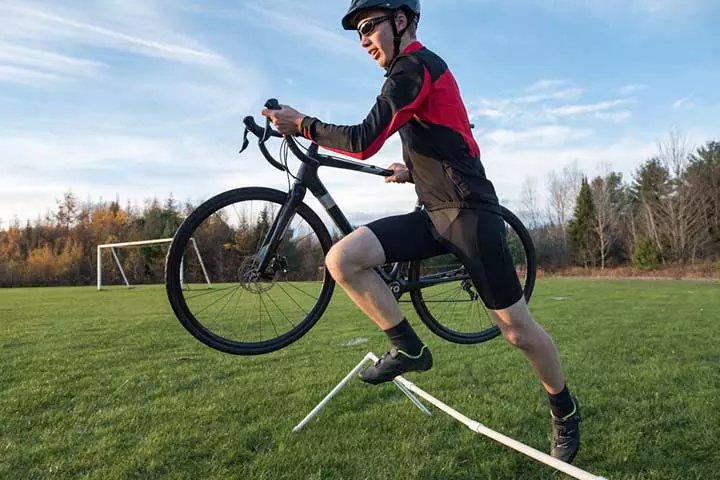 Bike obstacle course for kids