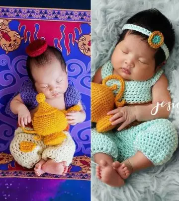 Cuteness Overload Mom Crochets Tiny Outfits To Dress Newborns As Disney Characters