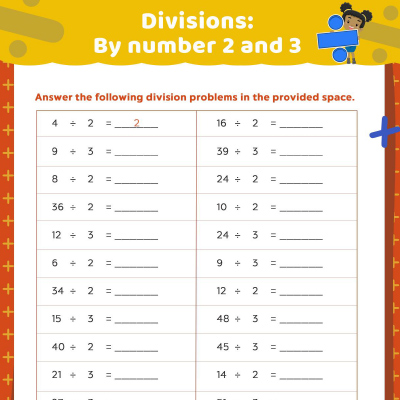 Learn Division: Dividing By 2 & 3