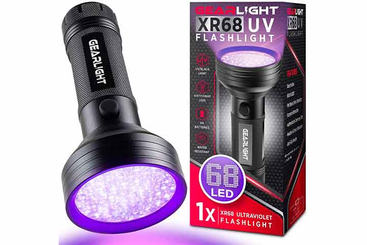 GearLight UV Black Light Flashlight
